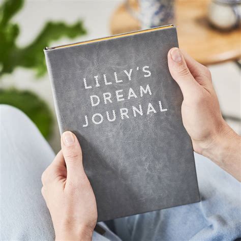 Personalised Dream Journal By Vida Vida