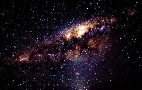 Fond Décran Nuit Galaxie Espace Ciel étoiles Voie Lactée