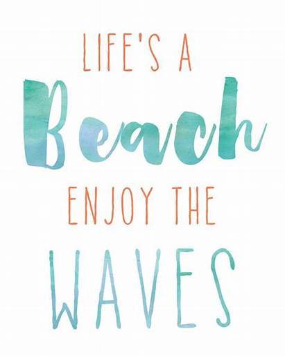 Beach Quotes Summer Captions Sayings Quote Waves