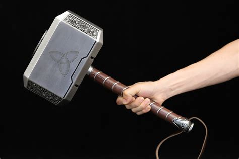 Buy Thor Hammer Actual Size Scale Full Resin Avengers Thor Hammer