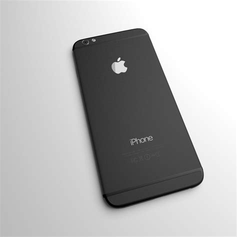 Apple Iphone 6 Black 3d Model Cgtrader