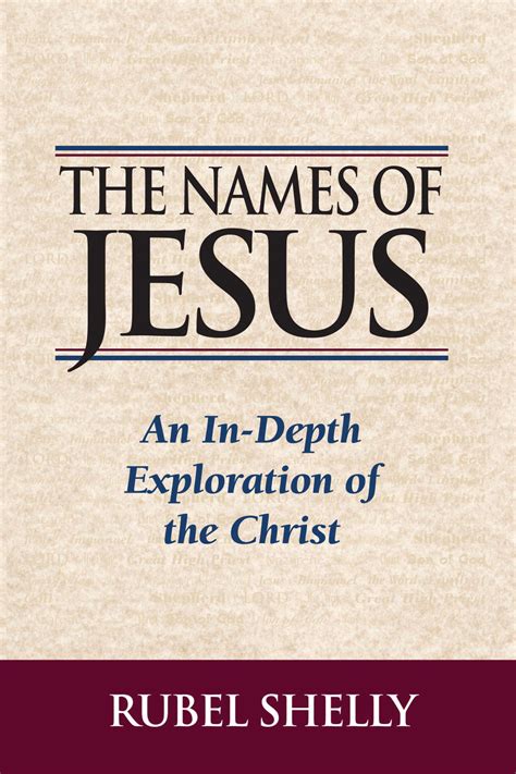 The Names Of Jesus Book By Rubel Shelly Official Publisher Page