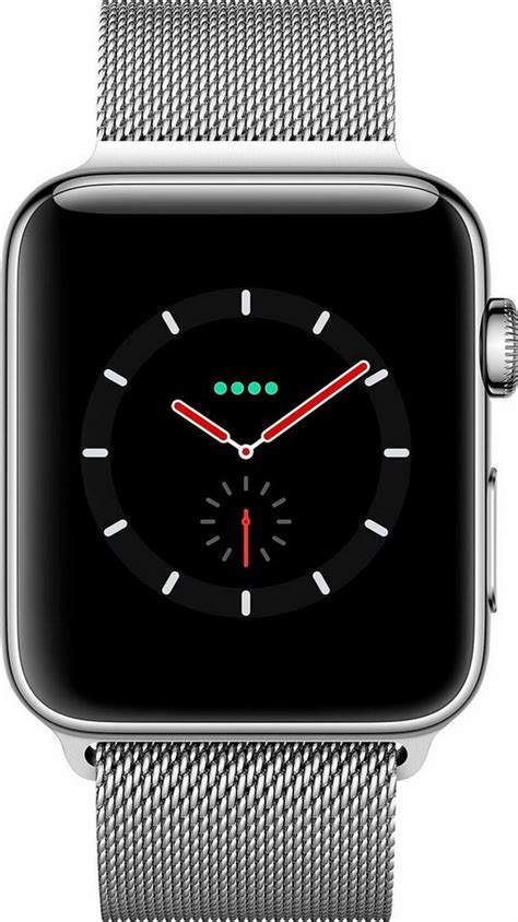 Apple watch series 6 and apple watch se cellular models with an active service plan allow you to make calls, send texts, and so much more — all without your iphone. Apple Watch Series 3 GPS + Cellular, Edelstahlgehäuse ...