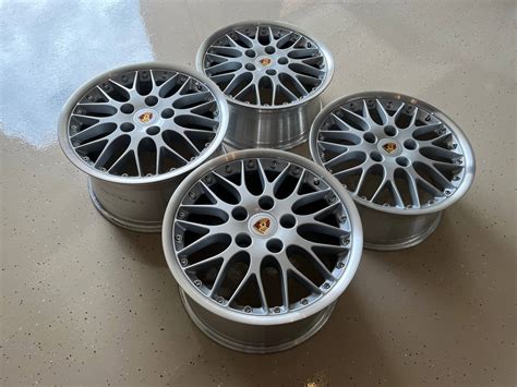 No Reserve 8 X 18 And 10 X 18 Porsche Sport Classic Ii Wheels