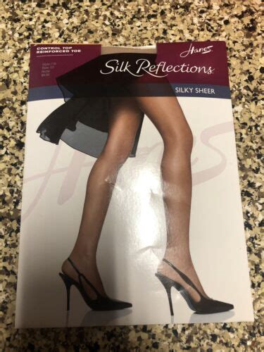 hanes silk reflections silky sheer control top reinforced toe pantyhose ef 718 12036127859 ebay
