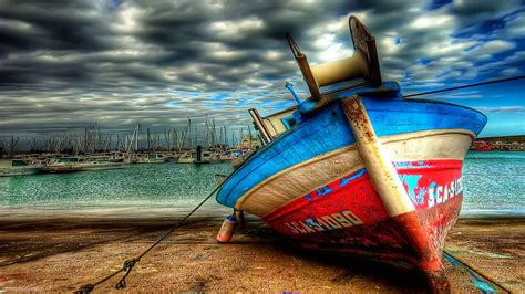 Hdr Boat Boat Wallpaper Photography Wallpaper Old Boats