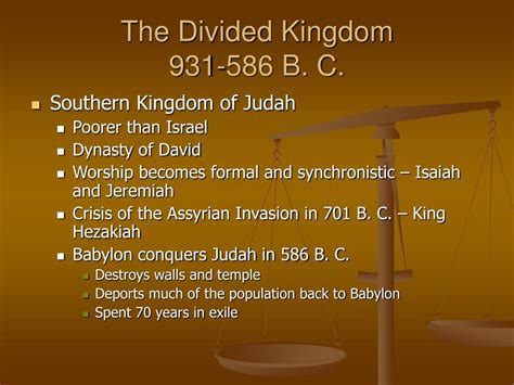 Ppt An Overview Of Old Testament History Lecture 2 Powerpoint