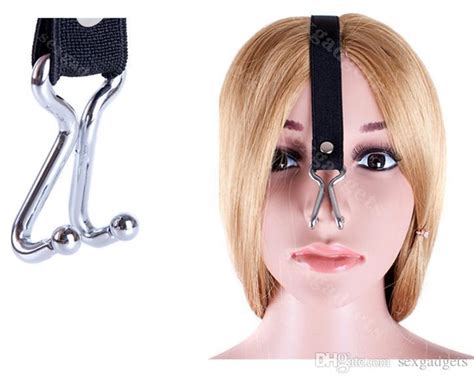 BDSM Bondage Gear Restraints Slave Nose Hook Torture Adjustable Elastic Belt Adult Games Sex