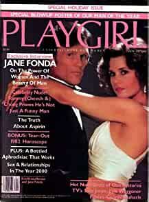Playgirl Magazine Issue Dated January Jane Fonda Cover Also Nude Shots Of Dan Pastorini