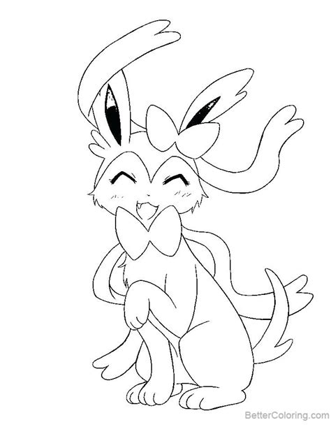 Eevee coloring pages eevee coloring pages jumping free printable coloring pages. Sylveon Coloring Pages Line Drawing - Free Printable ...