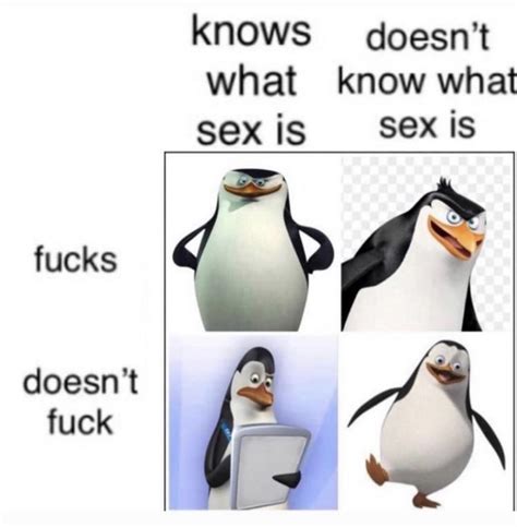 Knows What Sex Is Doesnt Know What Sex Is Penguins Of Madagascar Know Your Meme