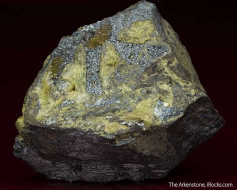 Ilmenite With Titanite Rare15b 082 Campo Do Boa Mine Brazil