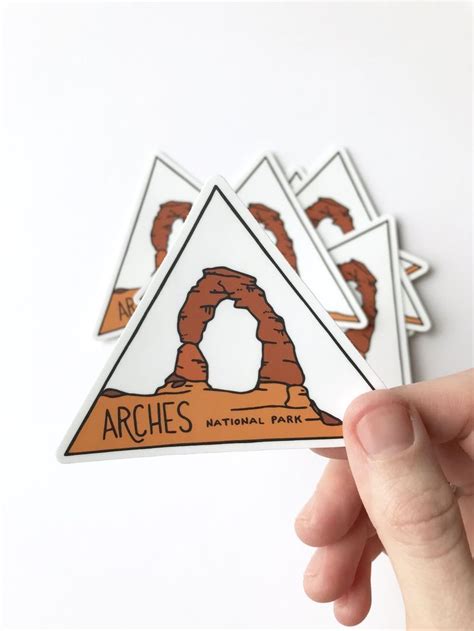 Arches National Park Sticker — Dear Summit Supply Co Sticker Design