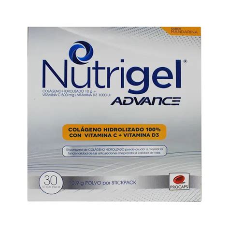 Nutrigel Advance Colágeno Procaps Caja X 30 Sobres