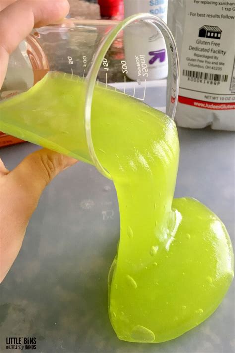 How To Make Slime Without Glue Little Bins For Little Hands How To