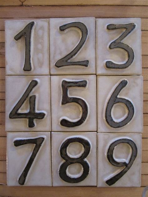 House Number Ceramic Tiles Ceramic House Numbers House Numbers
