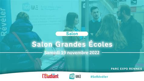 Salon Grandes Écoles LÉtudiant 2022 Igr Iae Rennes