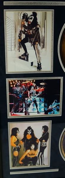 Lot Detail Kiss Autographed Display Signed By Gene Simmons Paul