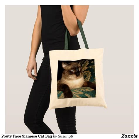 Pouty Face Siamese Cat Bag Zazzle Cat Bag Pouty Bags