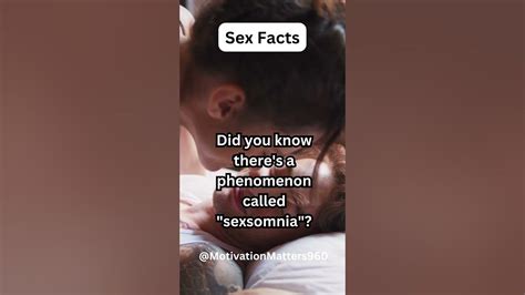 Unveiling Sex Facts What Is Sexsomnia Shorts Sexfacts Subscribe