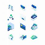 Fiverr Isometric Icon Awesome