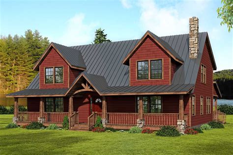 Two Story House Plan With Walk Out Basement 61039ks Architectural