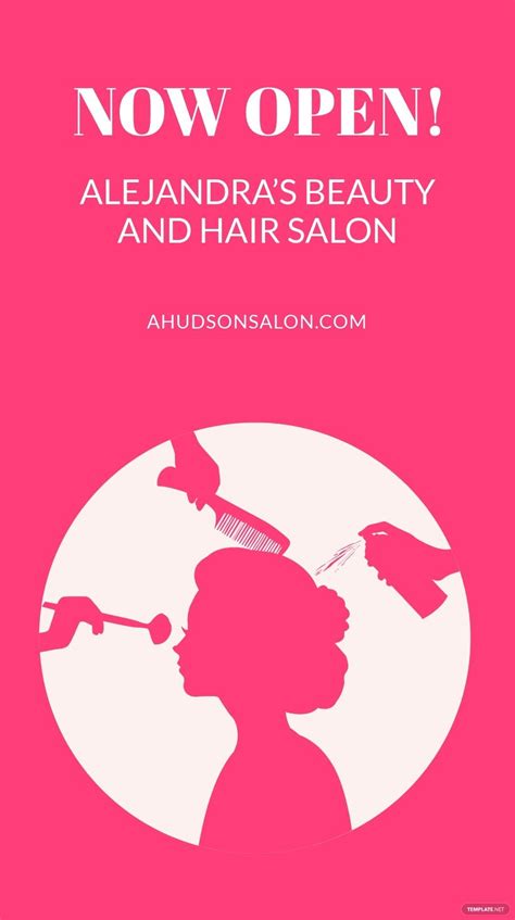 Hair Salon Facebook Ad Banner Template Free  Psd