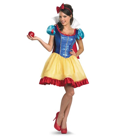 There's religious hypocrisy, lust, genocide, prejudice, violent misogyny. Adult Snow White Disney Princess Costume - Adult Costumes