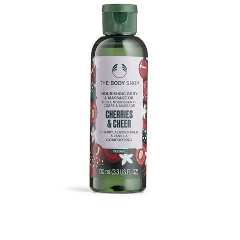 The Body Shop Cherries And Cheer Body And Massage Oil
