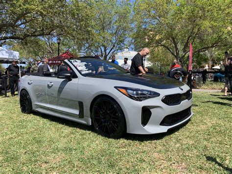 A Kia Stinger Convertible Exists And Its Wild