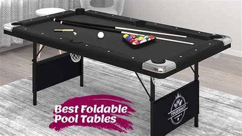 Top 5 Best Foldable Pool Tables Reviews With Buying Guide Youtube