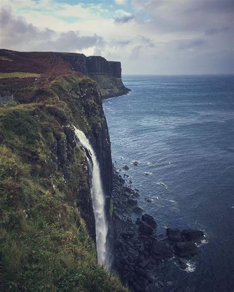 Mealt Falls Kilt Rock Skye Isleofskyescotland Skye Waterfalls