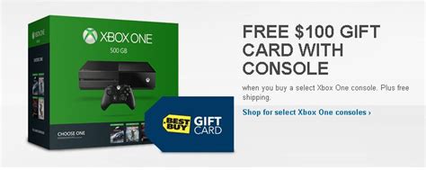Buy Xbox One Get Free 100 T Card At Best Buy Gamespot