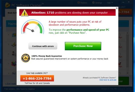 How To Remove Pc Software Cleaner Virus Removal Guide