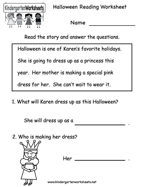 Kindergarten Reading Worksheets Pdf — Db