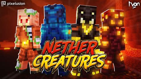 Nether Creatures By Pixelusion Minecraft Skin Pack Minecraft