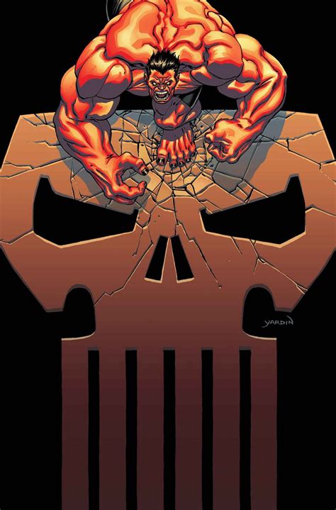 Thunderbolts 31 Red Hulk And Punisher By David Yardin The