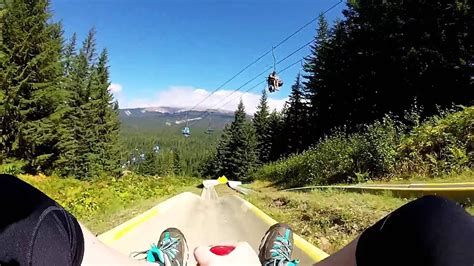 Alpine Slide Mt Hood Skibowl Youtube