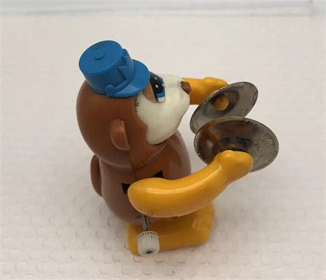 Tomy Vintage Not So Grand Band Wind Up Toy Monkey With Cymbals