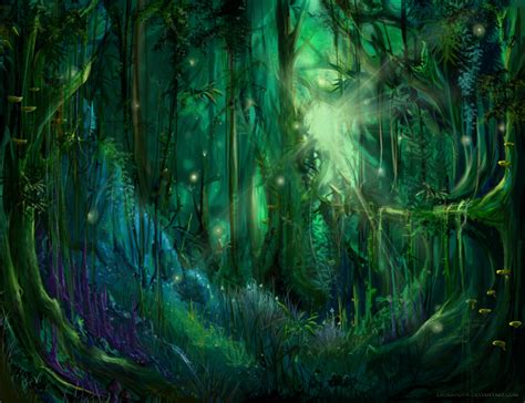 Enchanted Forest Lights By Theladylaura On Deviantart