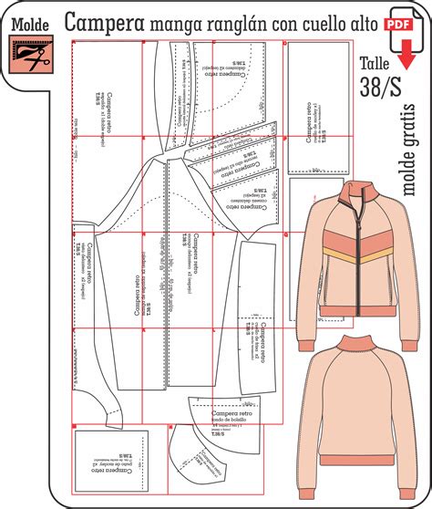 Molde De Campera De Frisa Gratis Patrones De Costura Pdf Patrones De Costura Patrones De