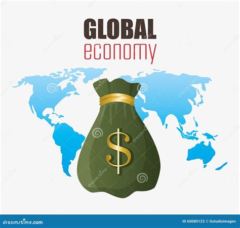 Global Economy Stock Vector Illustration Of Invest Market 60080123