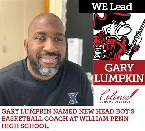 Lumpkin Named Basketball Coach William Penn High School