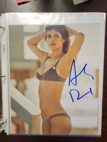 Autographed Alexandra Daddario Signed 8 X 10 Photo Stunning With COA EBay