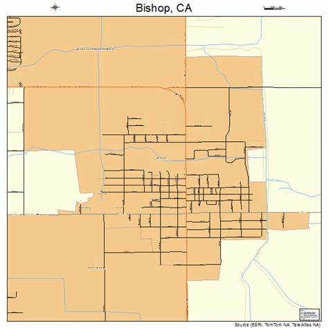 Bishop California Street Map 0606798