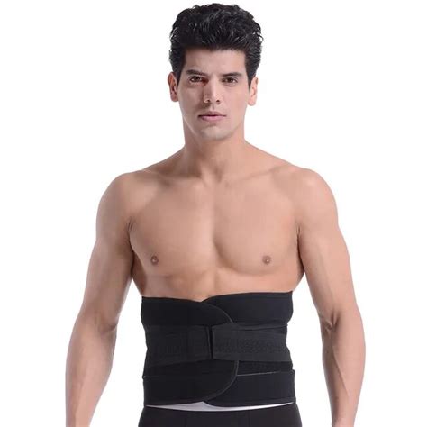2018 Men Corset Back Belt Belly Bands Waist Support Corset Orthopedic