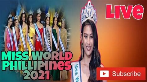 Live Miss World Philippines Coronation Night 2021 🇵🇭 Youtube