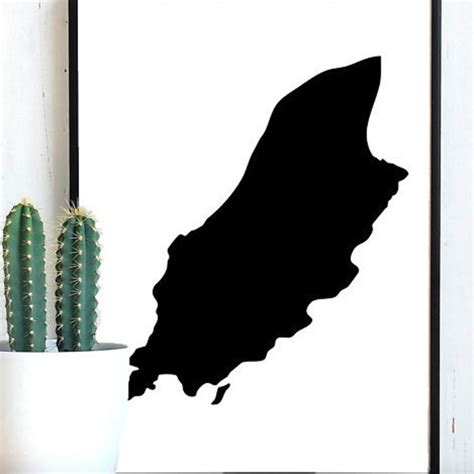 Isle Of Man Island Silhouette Svg Cut Files Decal Cricut Etsy Uk