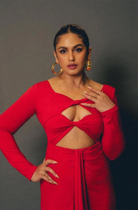 huma qureshi in this cleavage baring red cutout dress looked stunning hot see now