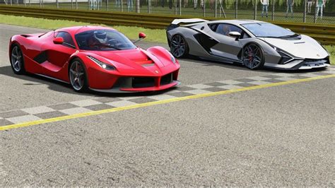 The best lambo to date? Ferrari LaFerrari vs Lamborghini Sian at Monza Full Course | Ferrari laferrari, Lamborghini, Ferrari